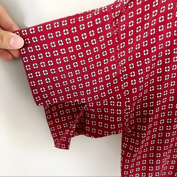 Madewell | silk premiere bow-back tee ascot tile - Picture 5 of 8